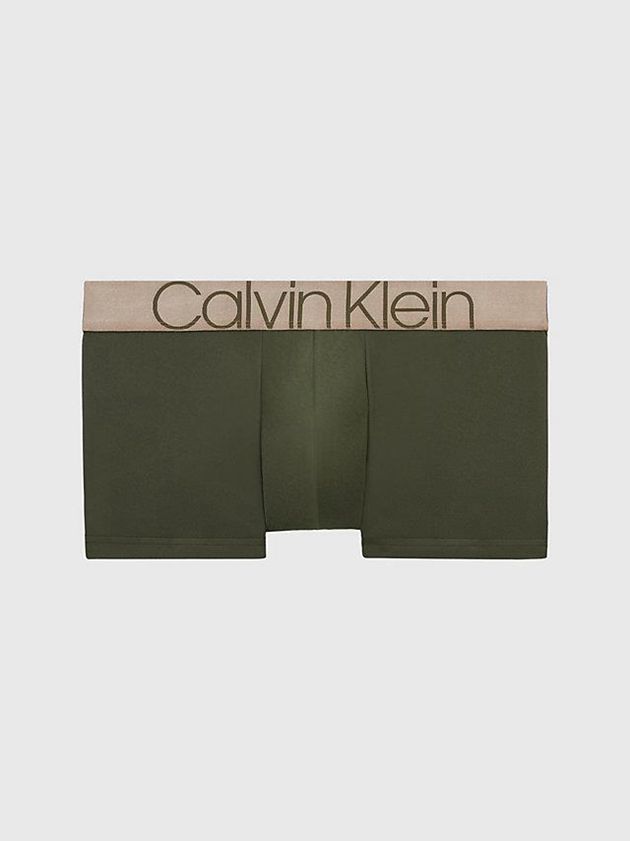 Calvin Klein USA Low Rise - Icon Mens Trunks Olive 0952834-HW